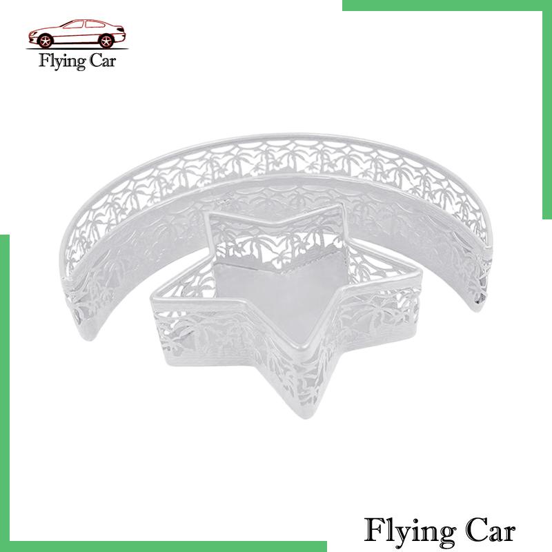 Set 2 Khay Sắt Trưng Bày Món Tráng Miệng / Bánh Mì / Món Tráng Miệng Kiểu Ramadan