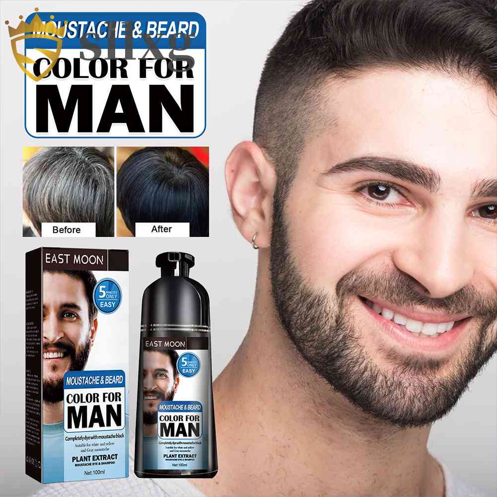 Kem Nhuộm Râu Màu Đen Tự Nhiên Dành Cho Nam