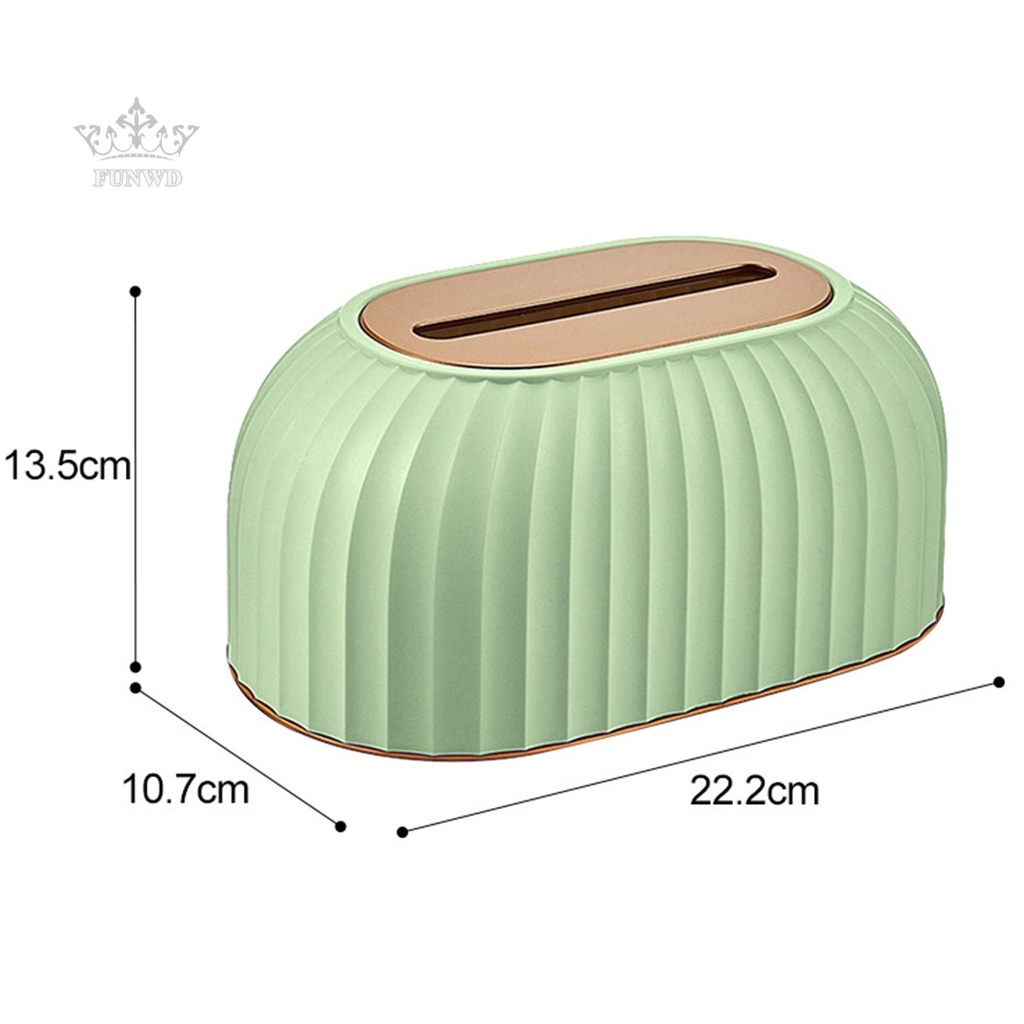 【FUNWD】Tissue Holder Tissues 22.5x13.6x10.7CM Bathroom Commercial Dining Table