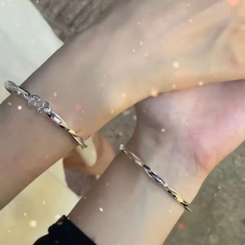 Vòng Tay Cặp Đôi Thiết Kế Đa Dạng Mobius Tối Giản Thích Hợp Làm Quà Tặng Cho