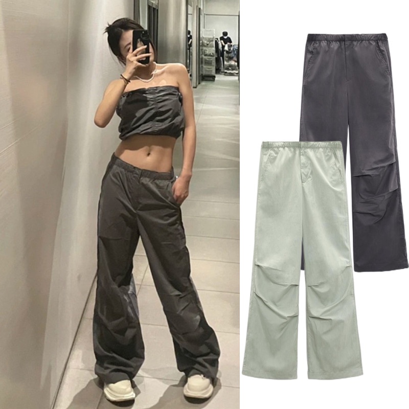 Zara Quần Lửng Thời Trang Mùa Hè Dành Cho Nữ 7102400