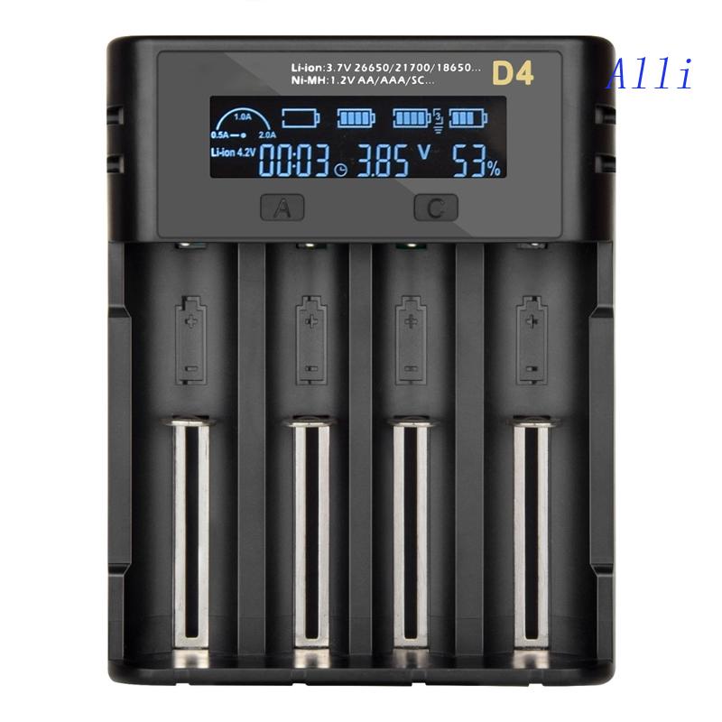 Bộ Sạc Thông Minh Hiển Thị LCD Cho Pin 17670 / 17500 / 1