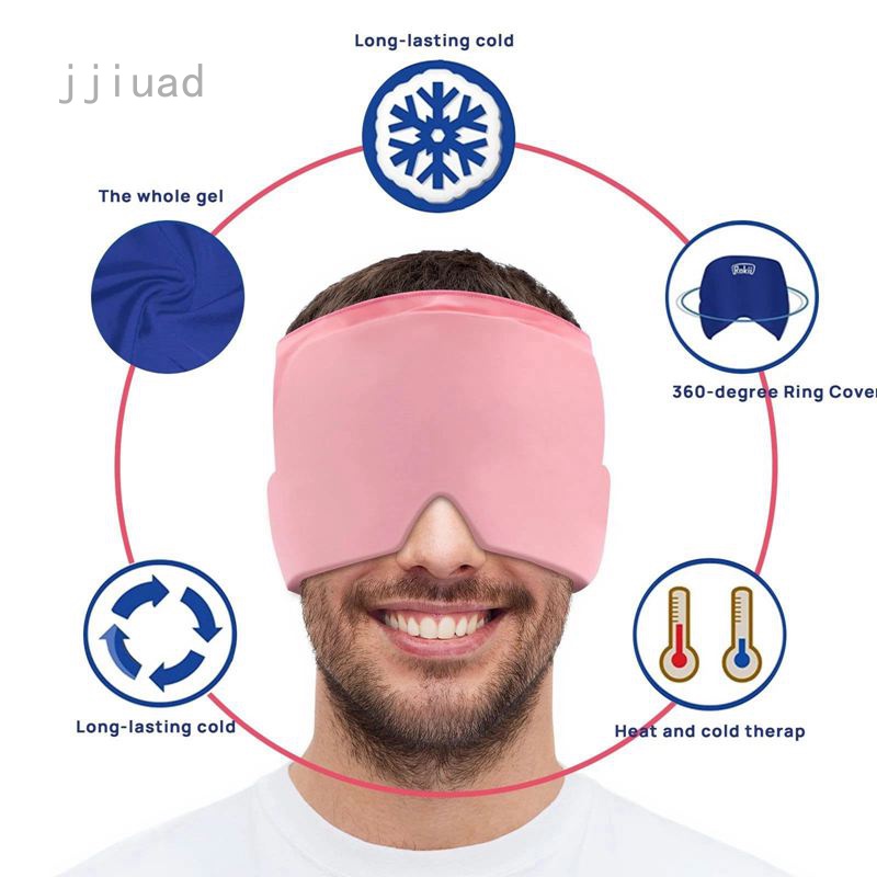 Băng Gel Lụa Làm Mát Bảo Vệ Mắt Có Thể Thu Gọn