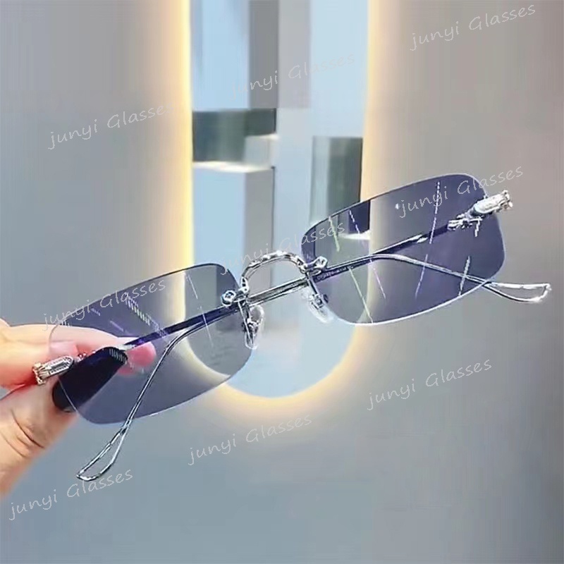 Kính Chống Tia UV Không Gọng 2 Trong 1 Dùng Để Bảo Vệ Mắt Khỏi Ánh Sáng Xanh