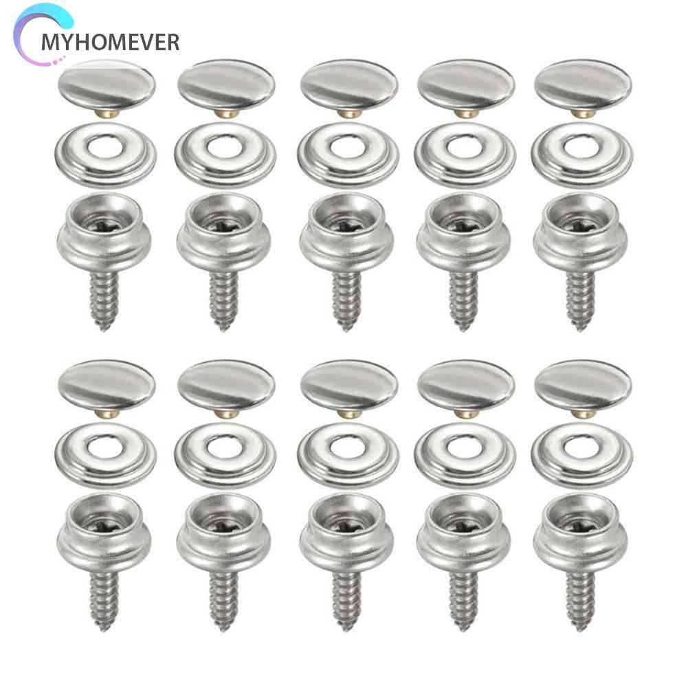 Bộ 10 Chốt Kim Loại 15mm Cho Lều Cắm Trại