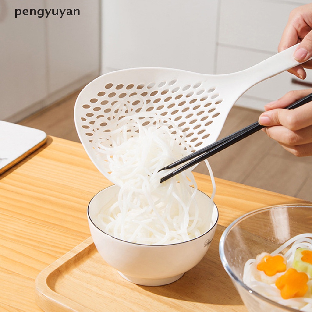 [pengyuyan] Muôi Lưới Lọc Cán Dài Bằng Nylon Phong Cách Nhật Bản Cho Nhà Bếp [Mới]