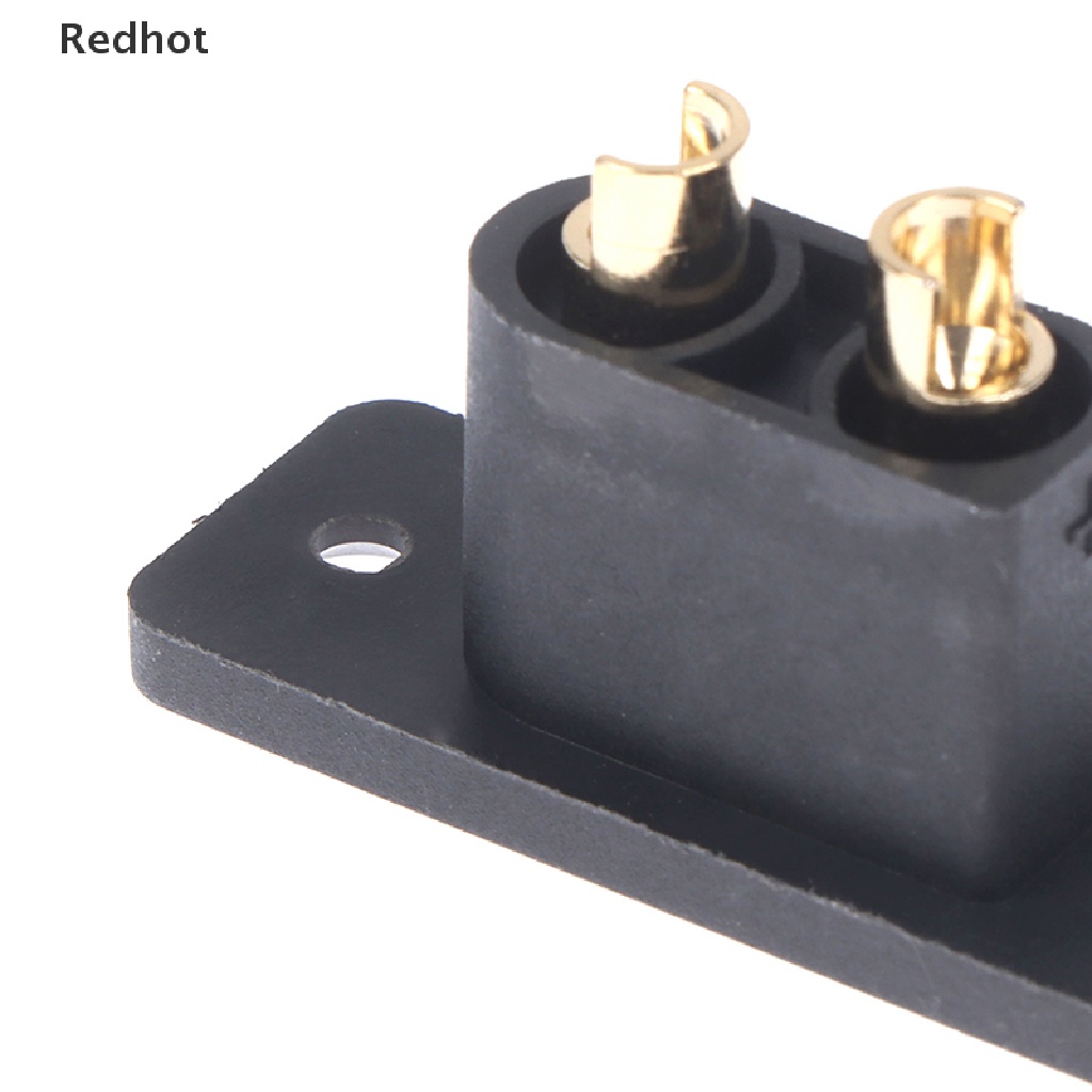 &lt; Redhot &gt; Phích Cắm Điện Xt90e-m Mạ Vàng Có Lỗ Cố Định Mô Hình