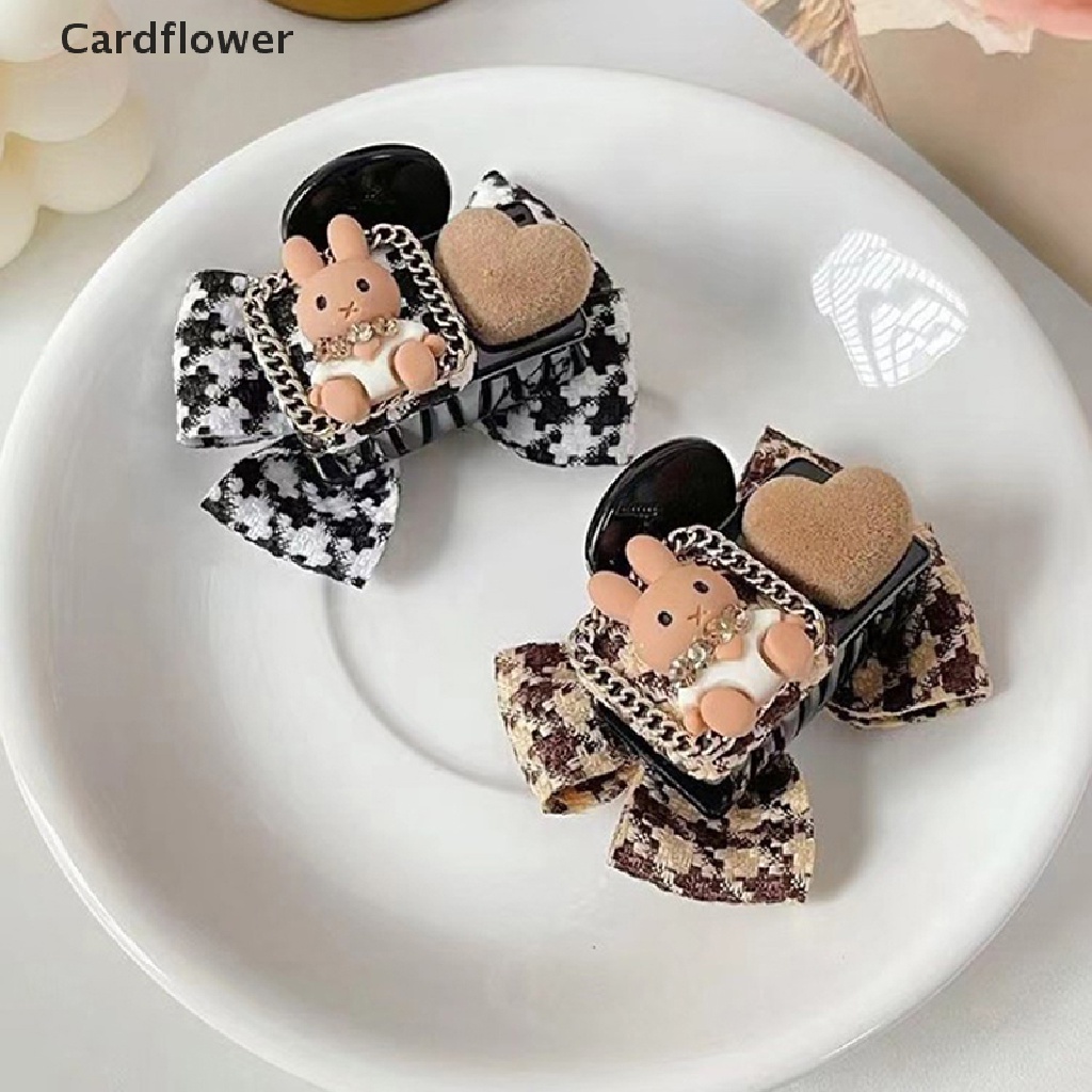 &lt; Cardflower &gt; Kẹp Tóc Mái Đầu Hình Thỏ Nhỏ Phong Cách Công Chúa Cho Nữ Đang Giảm Giá