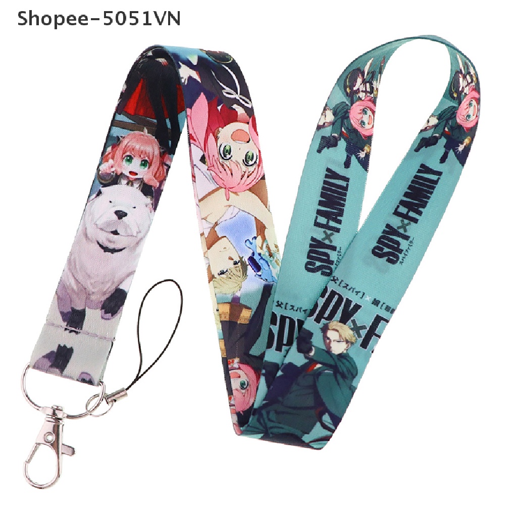Dây Đeo Cổ Gián Điệp Cho Điện Thoại Di Động Chìa Khóa Di Động Mặt Hình Anime Chống Thất Lạc Quà Tặng Kỳ Nghỉ.