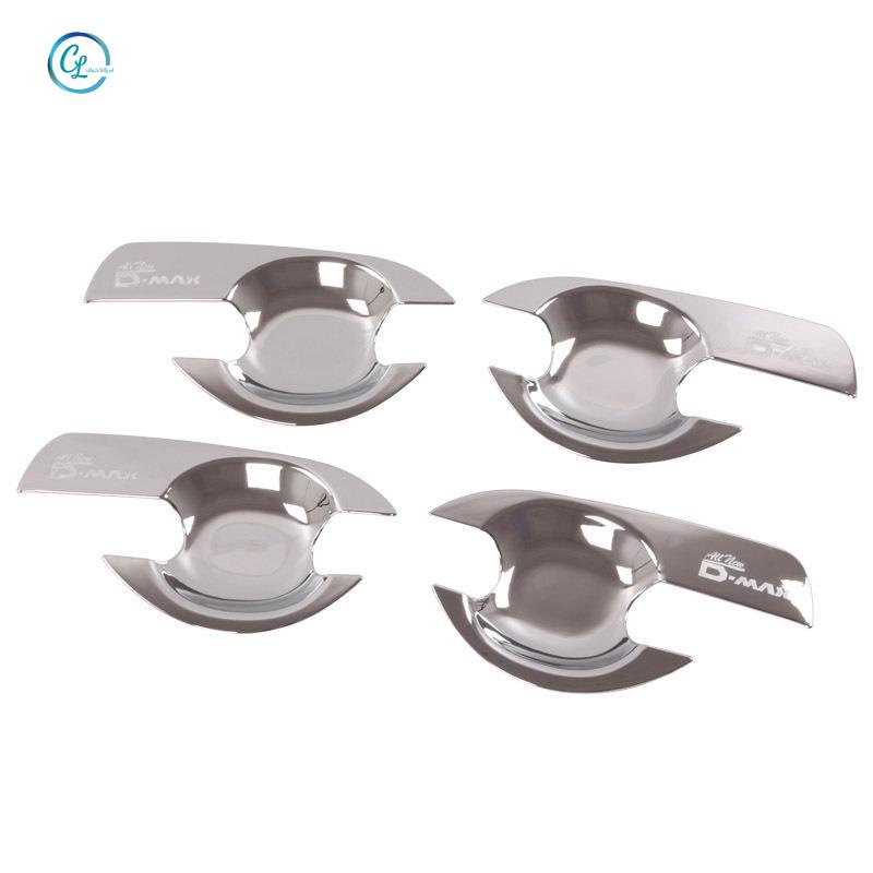 Set 4 Ốp Bọc Tay Nắm Cửa Xe Hơi Bằng Crom ABS Chuyên Dụng Cho ISUZU D-MAX 2012-2018 2015