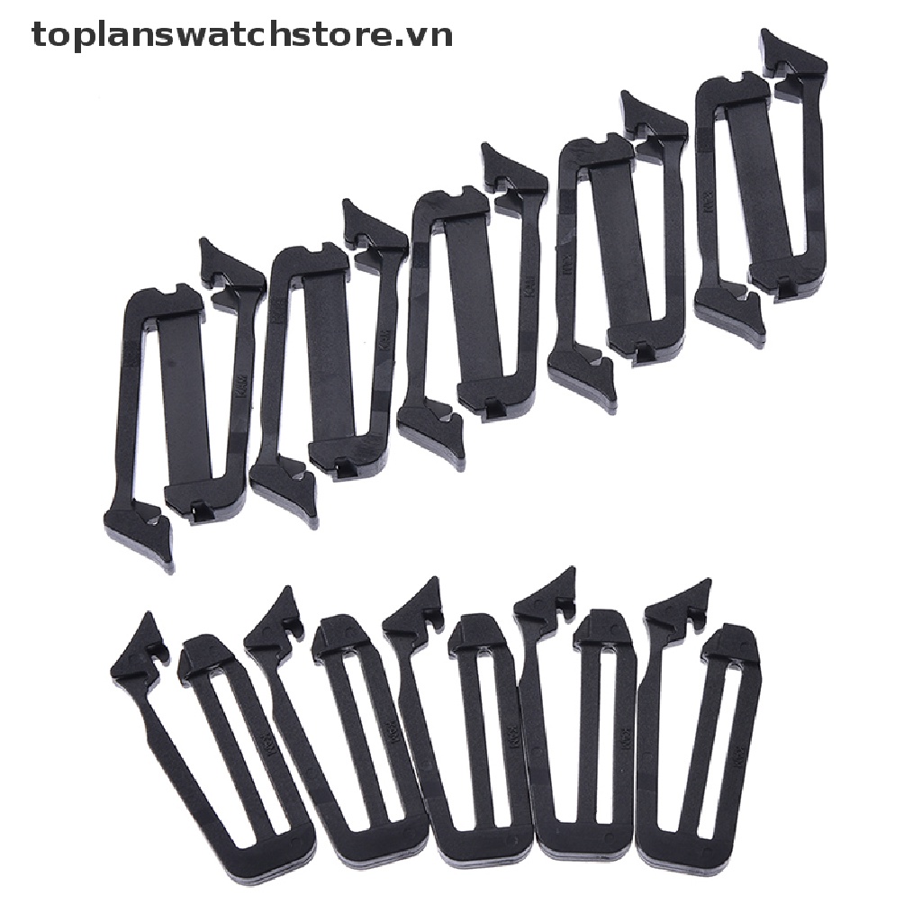 Toplanswatchstore Set 5 Khóa Dây Đai Ba Lô Điều Chỉnh Linh Hoạt