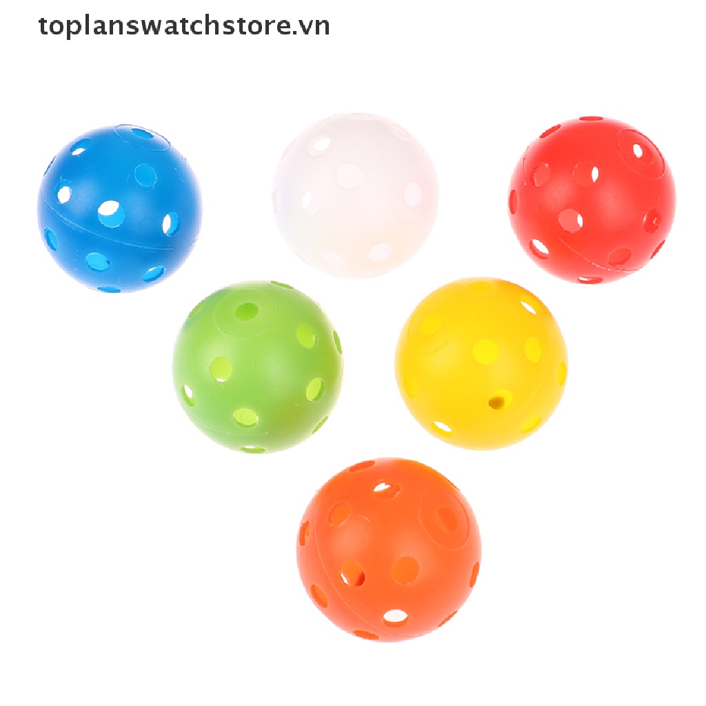 Set 24 Quả Bóng Golf Bằng Nhựa 42MM Đục Lỗ Luyện Tập