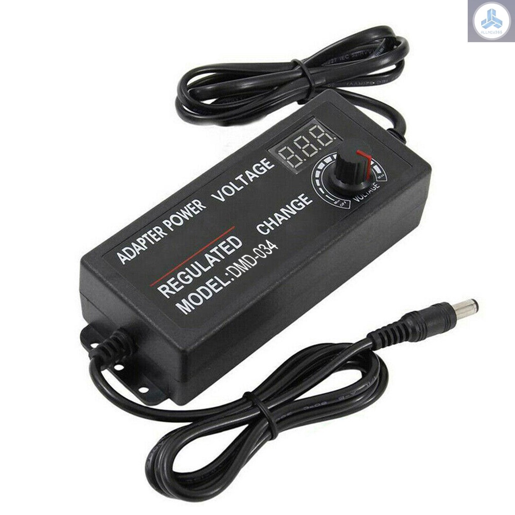 Adjustable Adaptor Charge Variable Voltage 3V-12V 5A Universal Type Speed Controller 100-240V