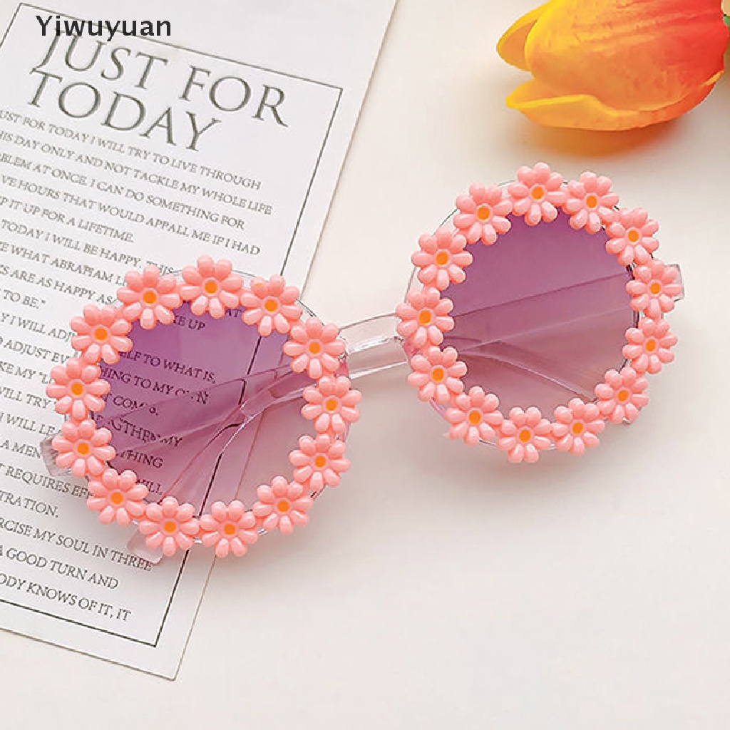 < Yiwuyuan > Kính Râm Thể Thao Hình Hoa Tròn Cho Bé Trai Bé Gái