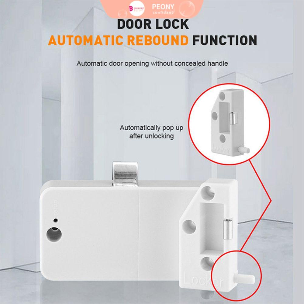 Ổ Khóa Cảm Biến Vô Hình Kỹ Thuật Số Không Cần Đục Lỗ Thông Minh Cho Tủ