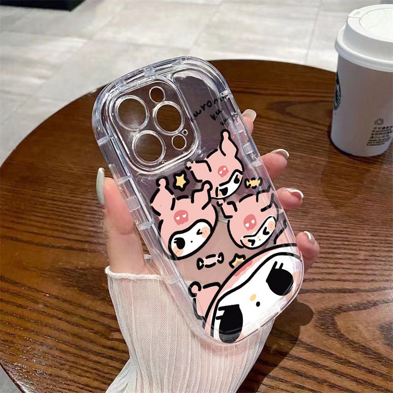 ✅Ốp Điện Thoại Mềm Chống Sốc Màu Hồng Cho Iphone Xr 14 / / Kuromi 8p / promax711 xs12 13 685O