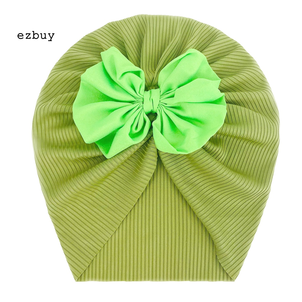 Mũ Beanie Đính Nơ Mềm Mại Thoải Mái Thời Trang Mùa Hè Cho Bé