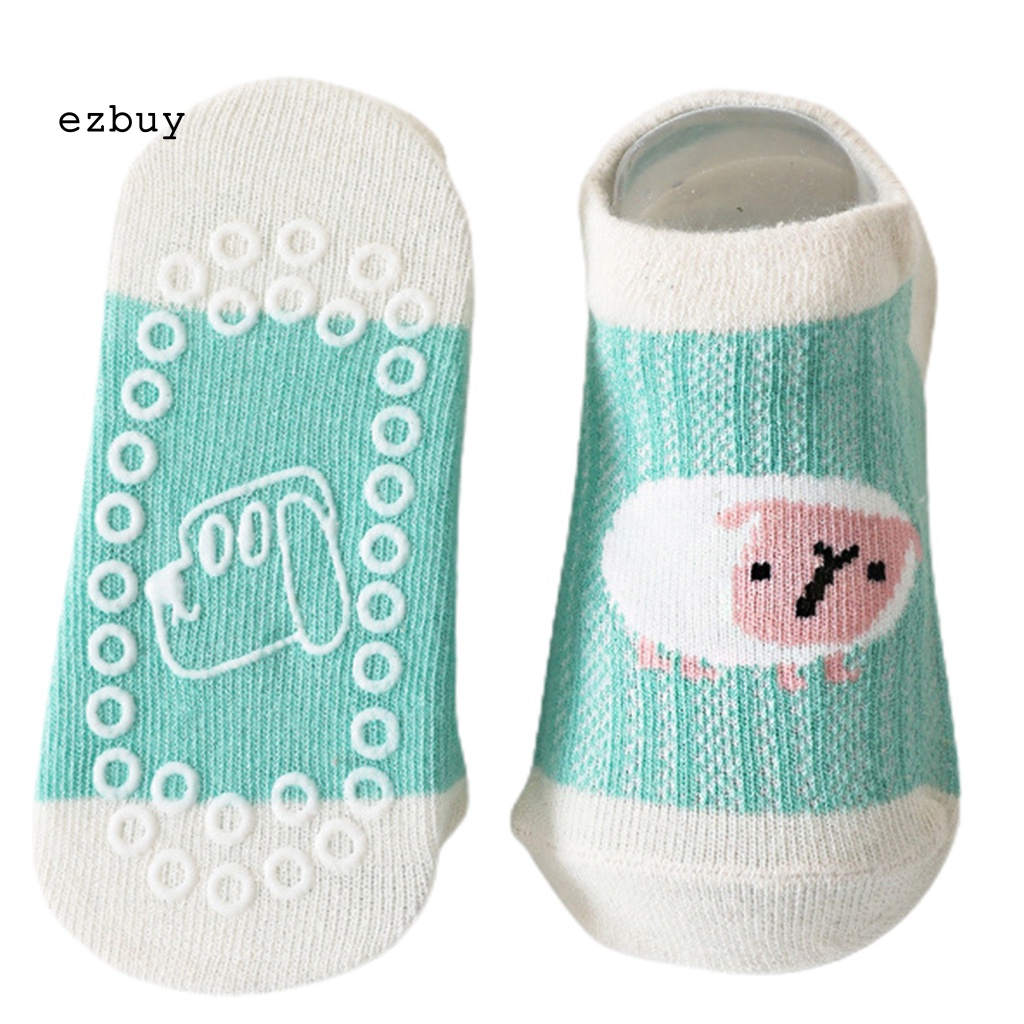 1 Đôi Vớ Mềm Chống Trượt In Họa Tiết Hoạt Hình Động Vật Dễ Thương Thời Trang Mùa Hè Cho Bé