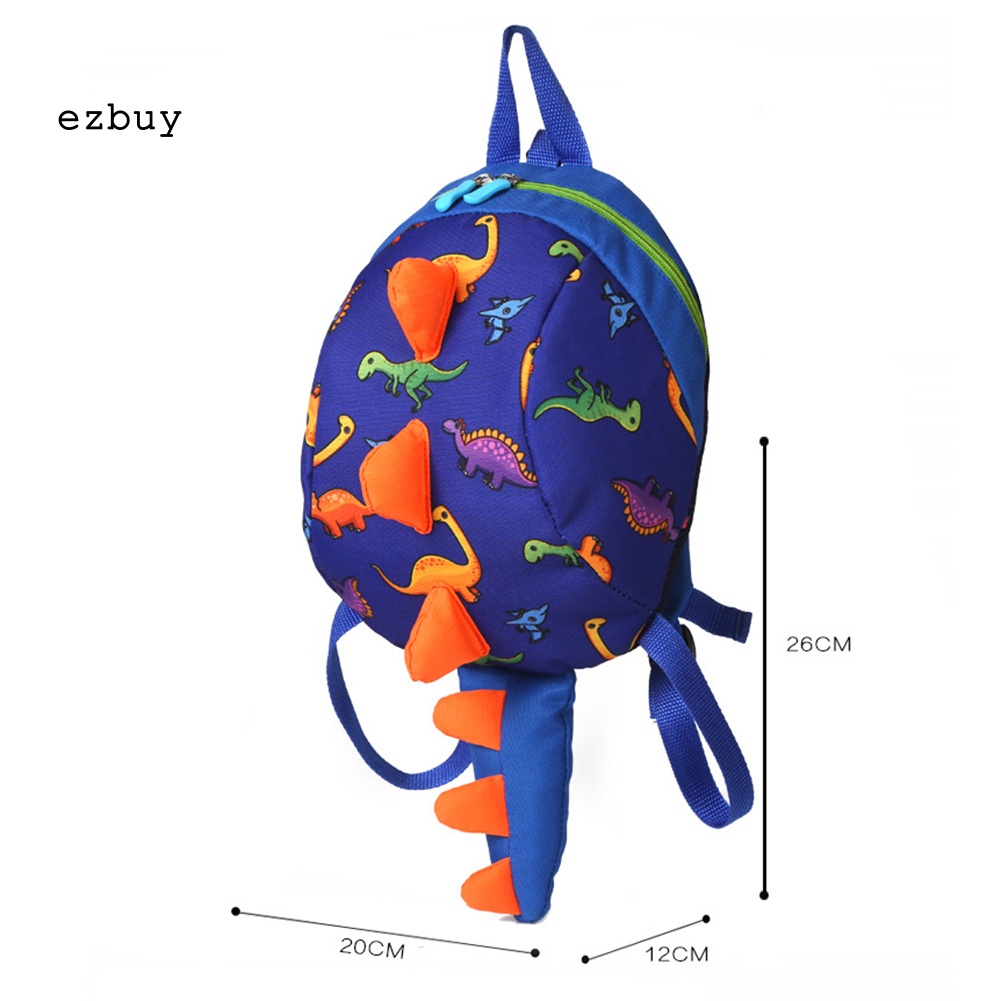 Ba Lô Khủng Long Đáng Yêu Chống Thất Lạc Kèm Dây Dắt Cho Bé