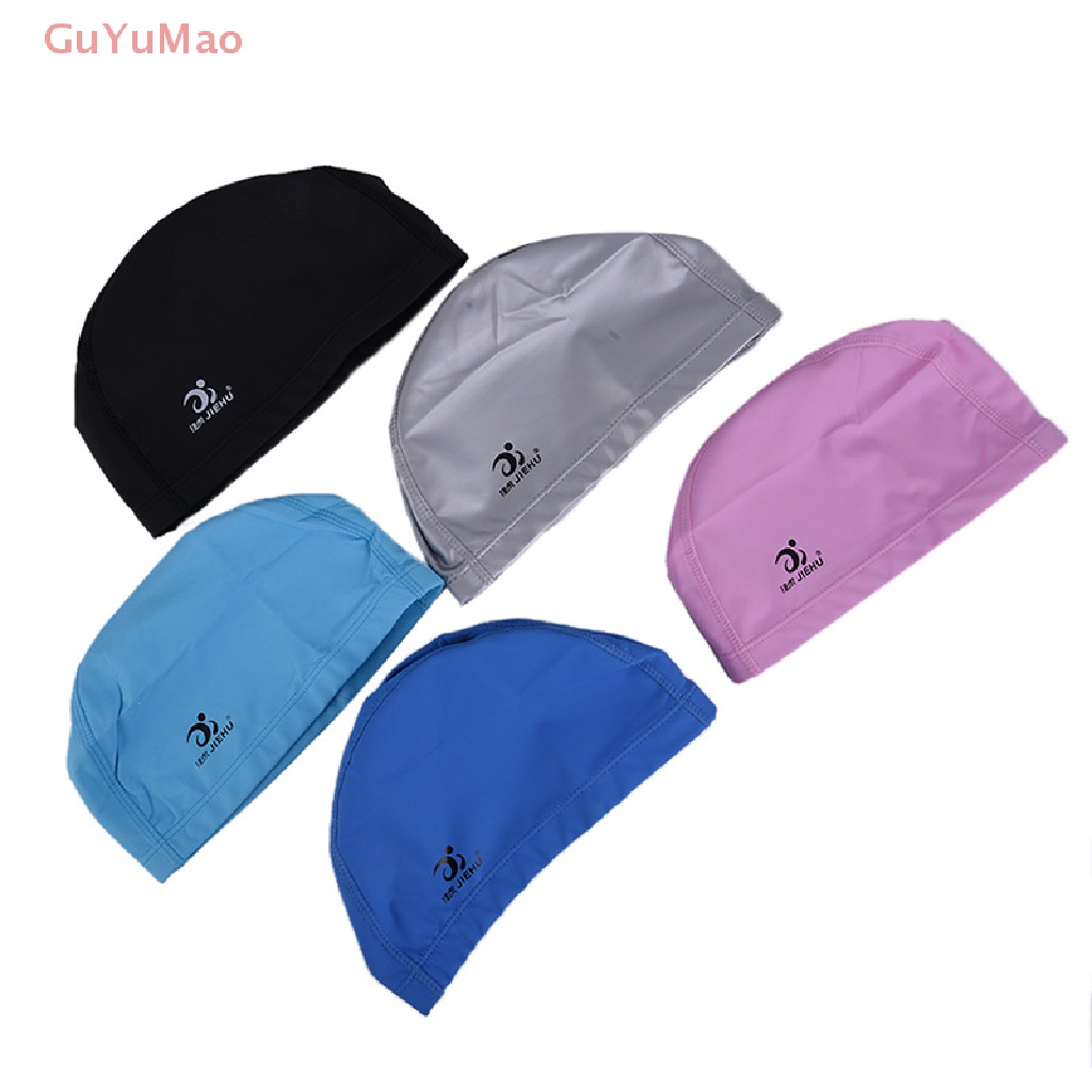 Mũ Bơi Thể Thao Bằng PU Co Giãn Chống Nước Bảo Vệ Tai Cho Người Lớn PRTA