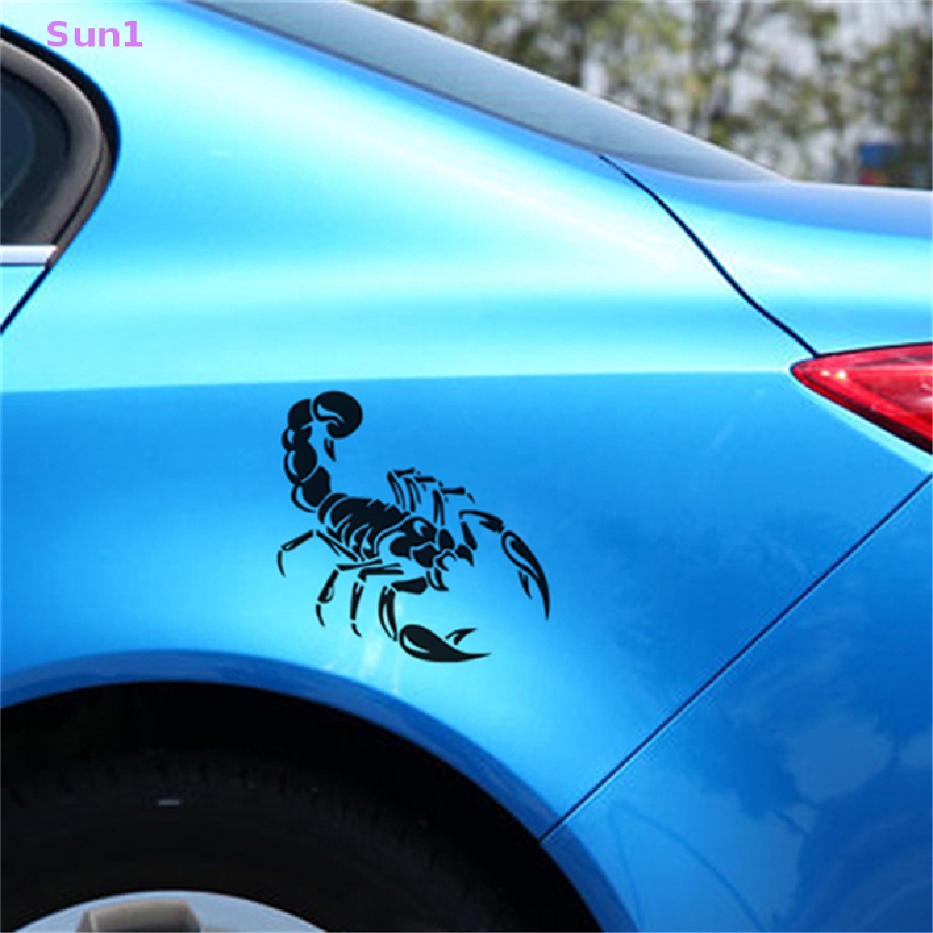 Miếng Dán Hình Bọ Cạp 3D 30CM Trang Trí Xe Hơi DIY