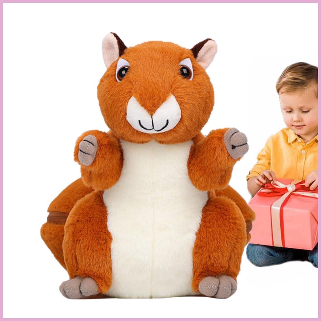 Sóc Nhồi Bông Mềm Mại Đáng Yêu