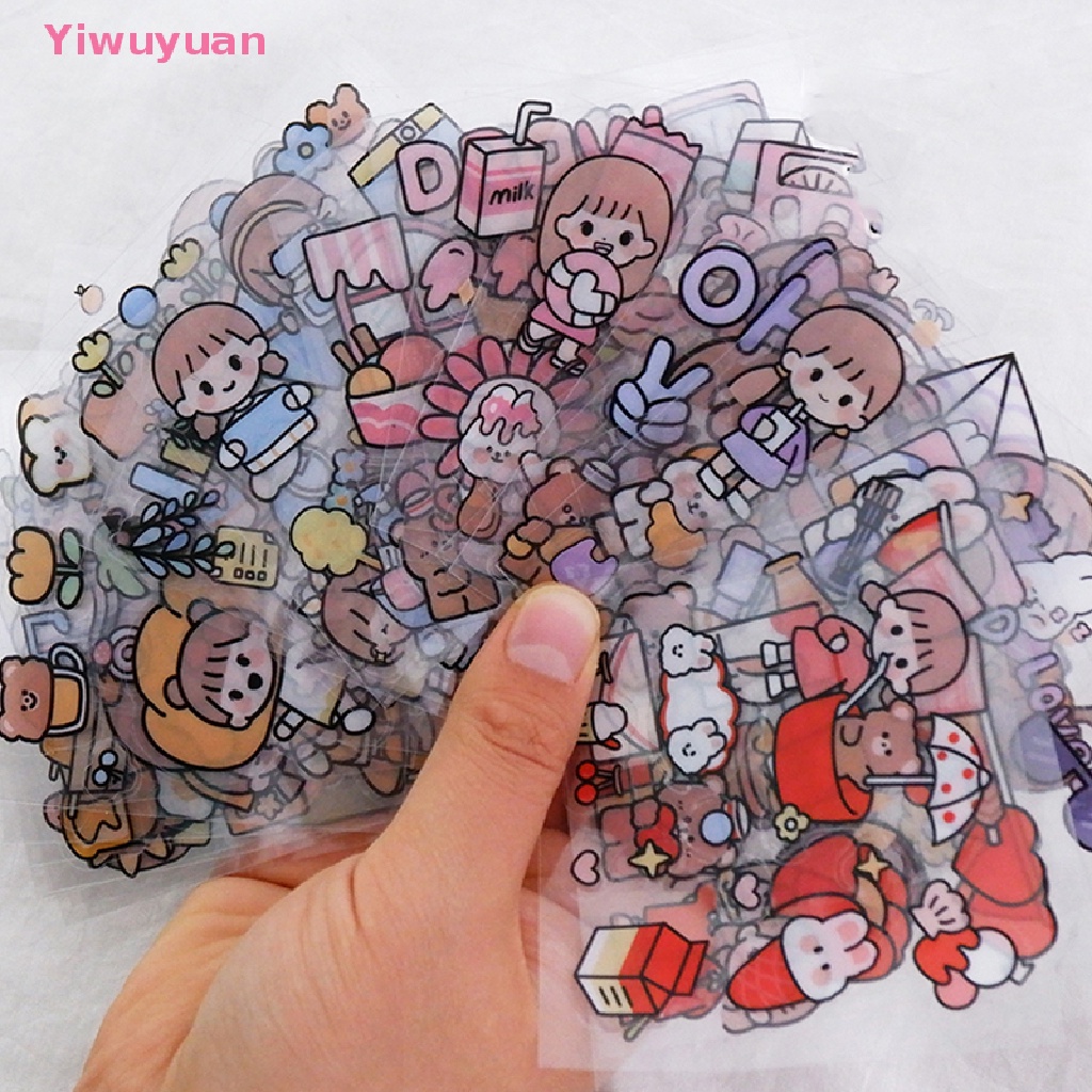 < Yiwuyuan > 20 Tờ Nhãn Dán Hộp Quà Hình Thú Cưng Đáng Yêu Mới