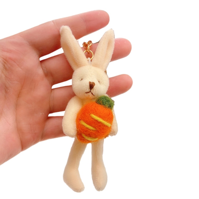 Móc Khóa Hình Thỏ Đeo Ba Lô Dễ Thương