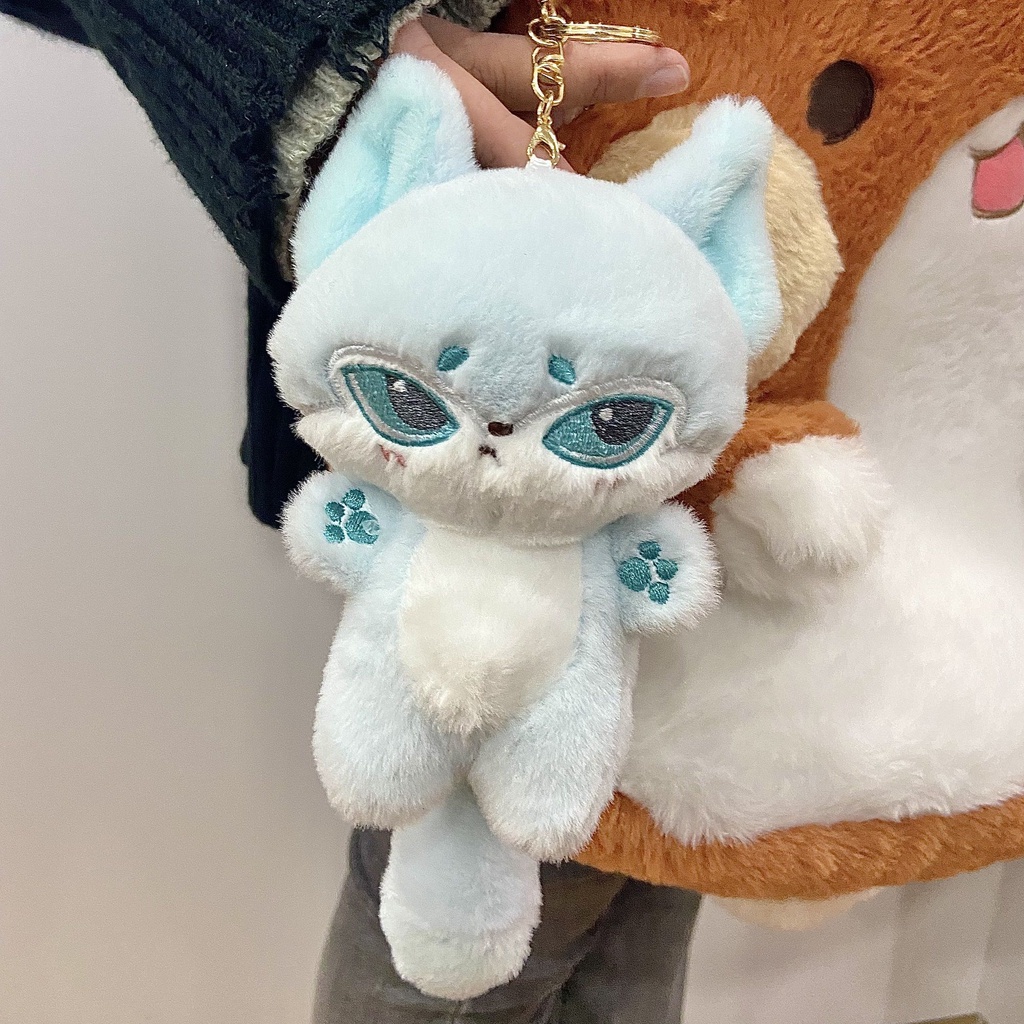 Thú Nhồi Bông Hình Chó Sói Mắt To Dễ Thương