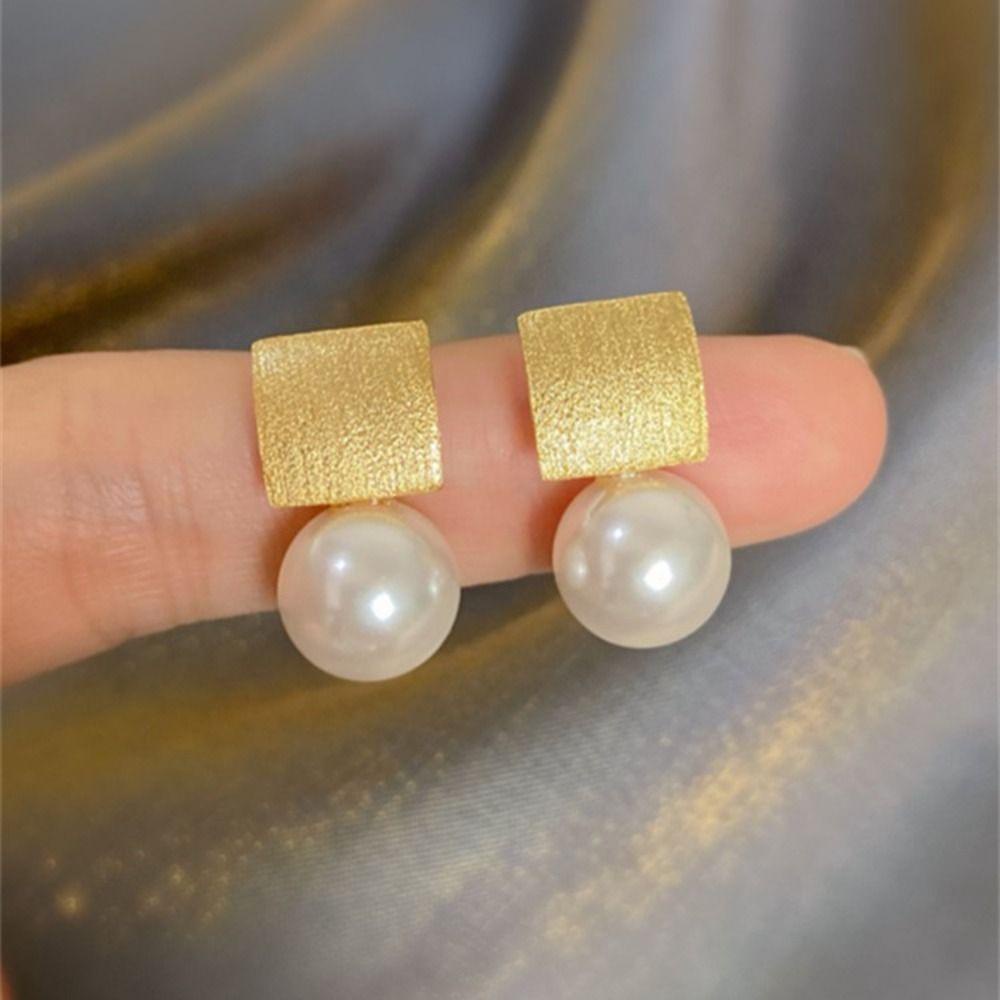 Hoa Tai Hình Vuông 26Eddie|Khuyên Tai Hình Học Phong Cách Hàn Quốc Đơn Giản Tinh Tế