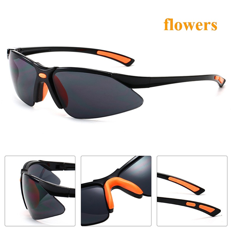 Kính Mát Chống Gió Chống Cháy Nổ Họa Tiết Hoa Cho Nam Nữ Lái Xe Thể Thao Ngoài Trời