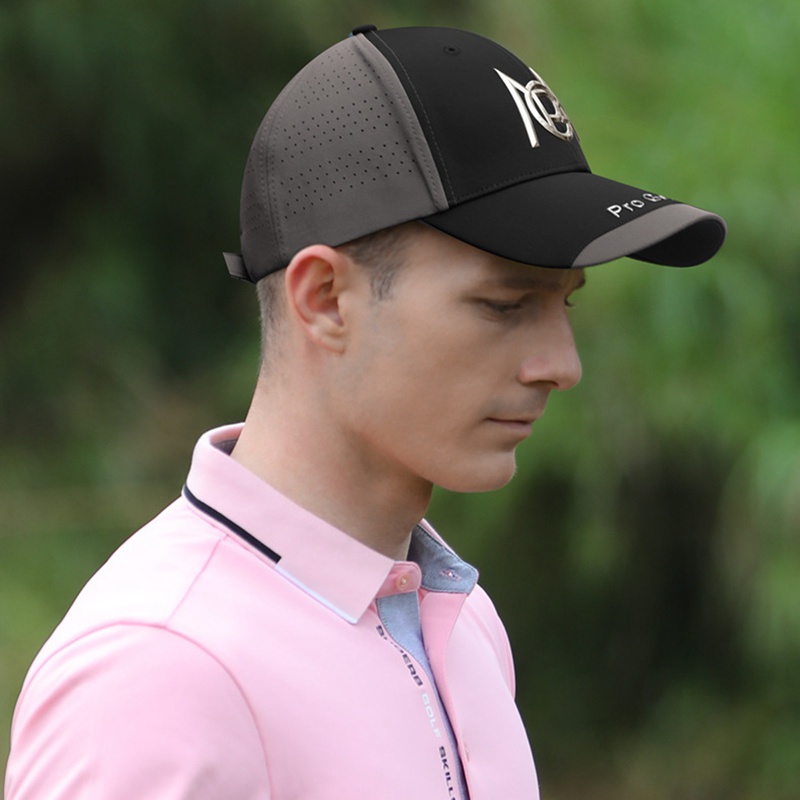 1 Mũ Lưỡi Trai Chống Nắng MZ041 Màu Mơ + Khaki Thoáng Khí Thời Trang Cho Nam