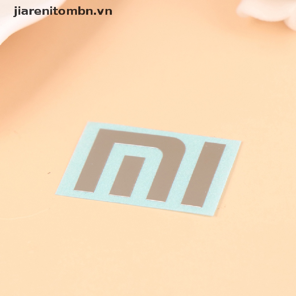 Miếng Dán Logo Bằng Kim Loại Màu Bạc In Logo jiarenitombn Cho Laptop Xiaomi MI Laptop Điện Thoại Di Động TV vn