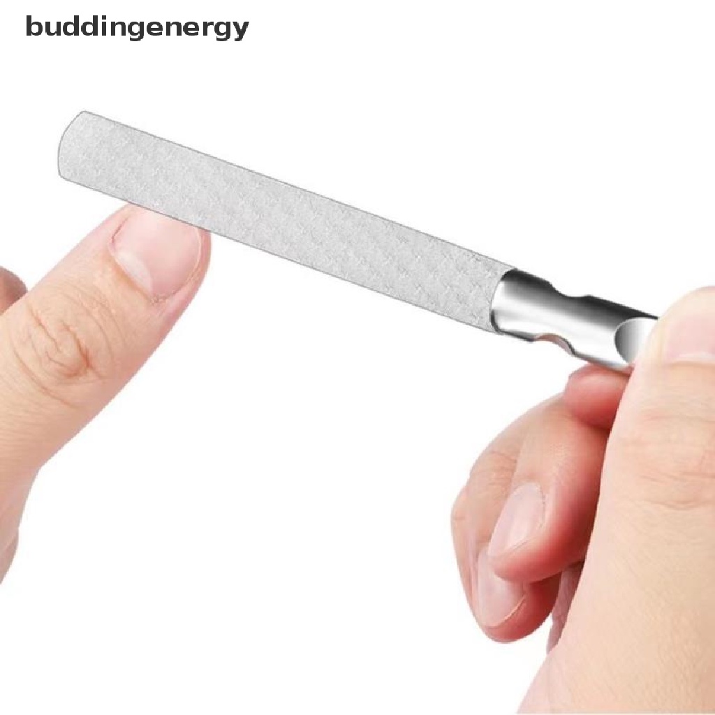 {BUDDI} Cây Dũa Móng Tay Hai Mặt Bằng Thép Không Gỉ Chuyên Nghiệp {BUDDI}