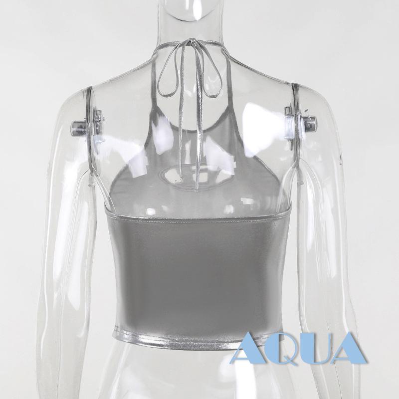 Áo Croptop Không Tay Màu Sắc Thời Trang Dành Cho Nữ