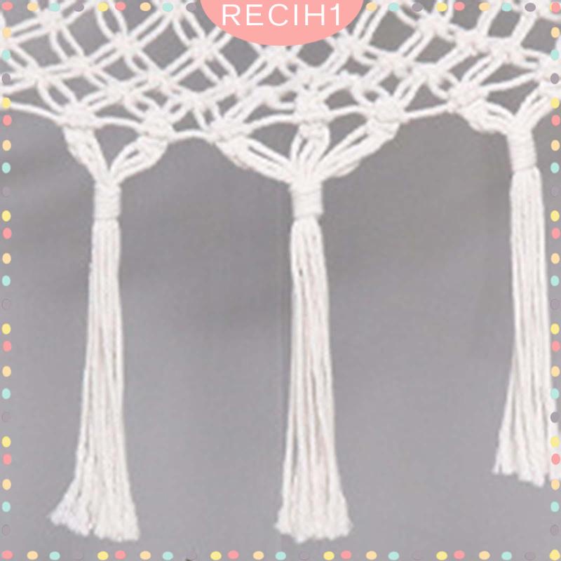 Võng Treo Tam Giác Nhồi Bông Phong Cách Boho Macrame Độc Đáo Trang Trí Nhà Cửa