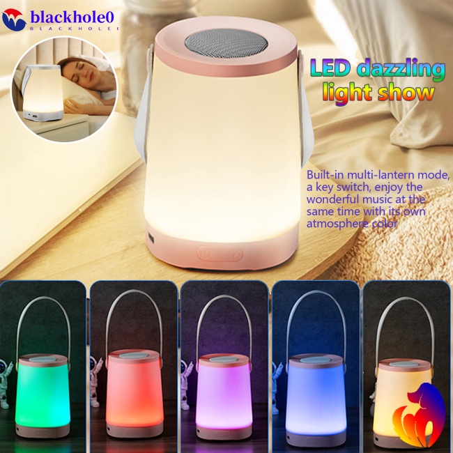 Loa Nghe Nhạc Fm Aux3.5 Kết Nối Bluetooth Có Đèn Màu Gradient