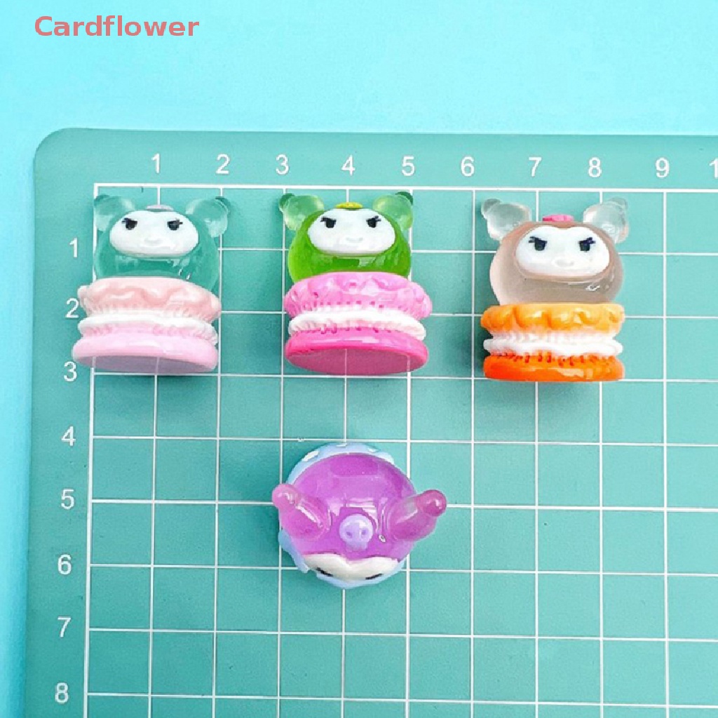&lt; Cardflower &gt; Bộ 5 Mô Hình Búp Bê Phát Sáng Trong Bóng Tối Mini Bằng Nhựa Resin Craf Mới