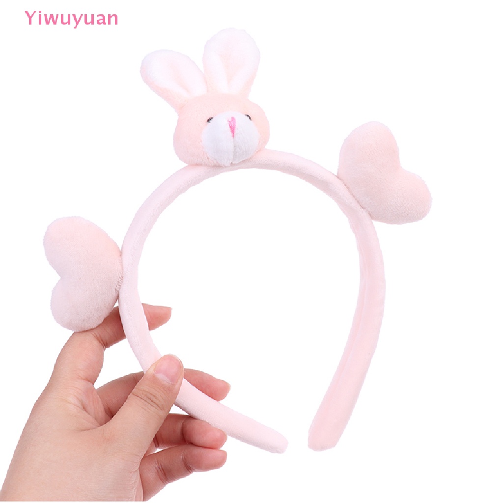 1 Cài Tóc Tai Thỏ Lông Xù Đáng Yêu Phong Cách Hàn Quốc Mới