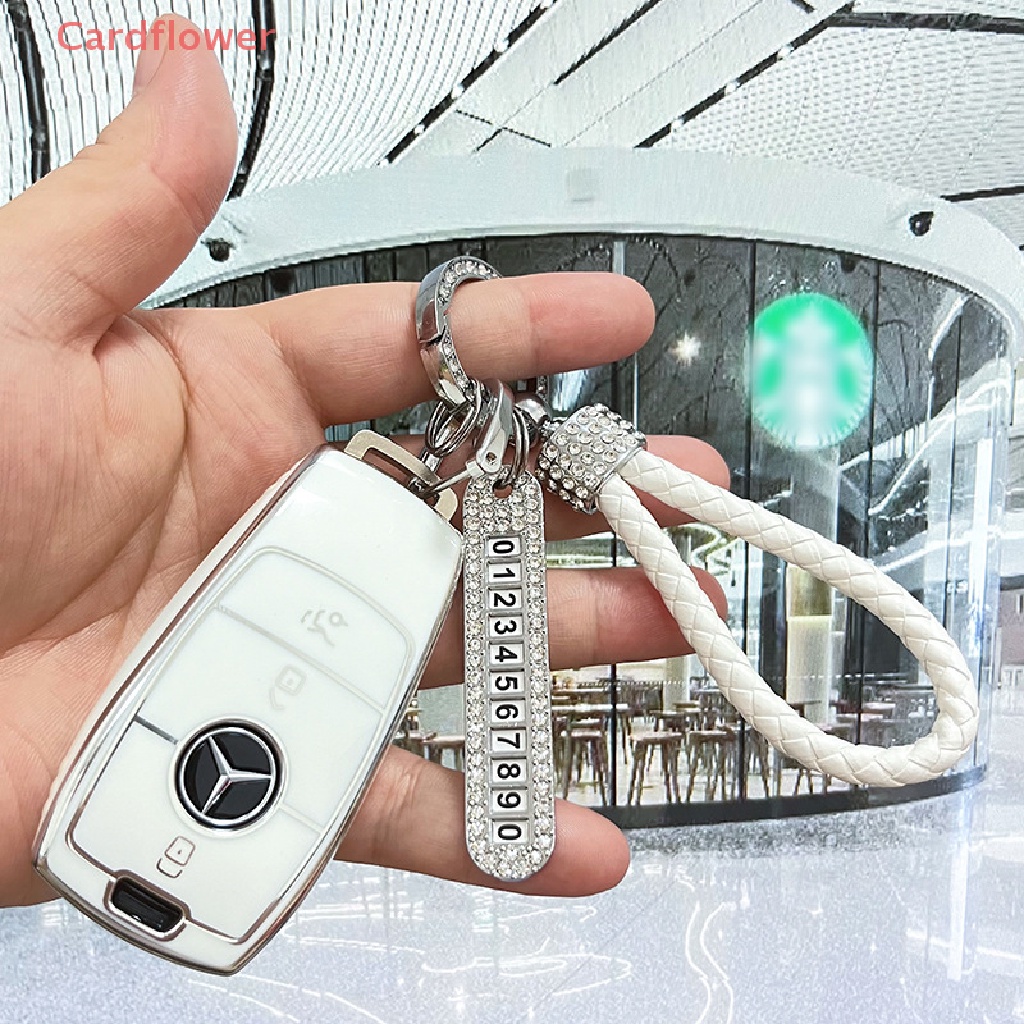 (MớI) Móc KhóA ĐíNh Đá MàU Đỏ Sang TrọNg