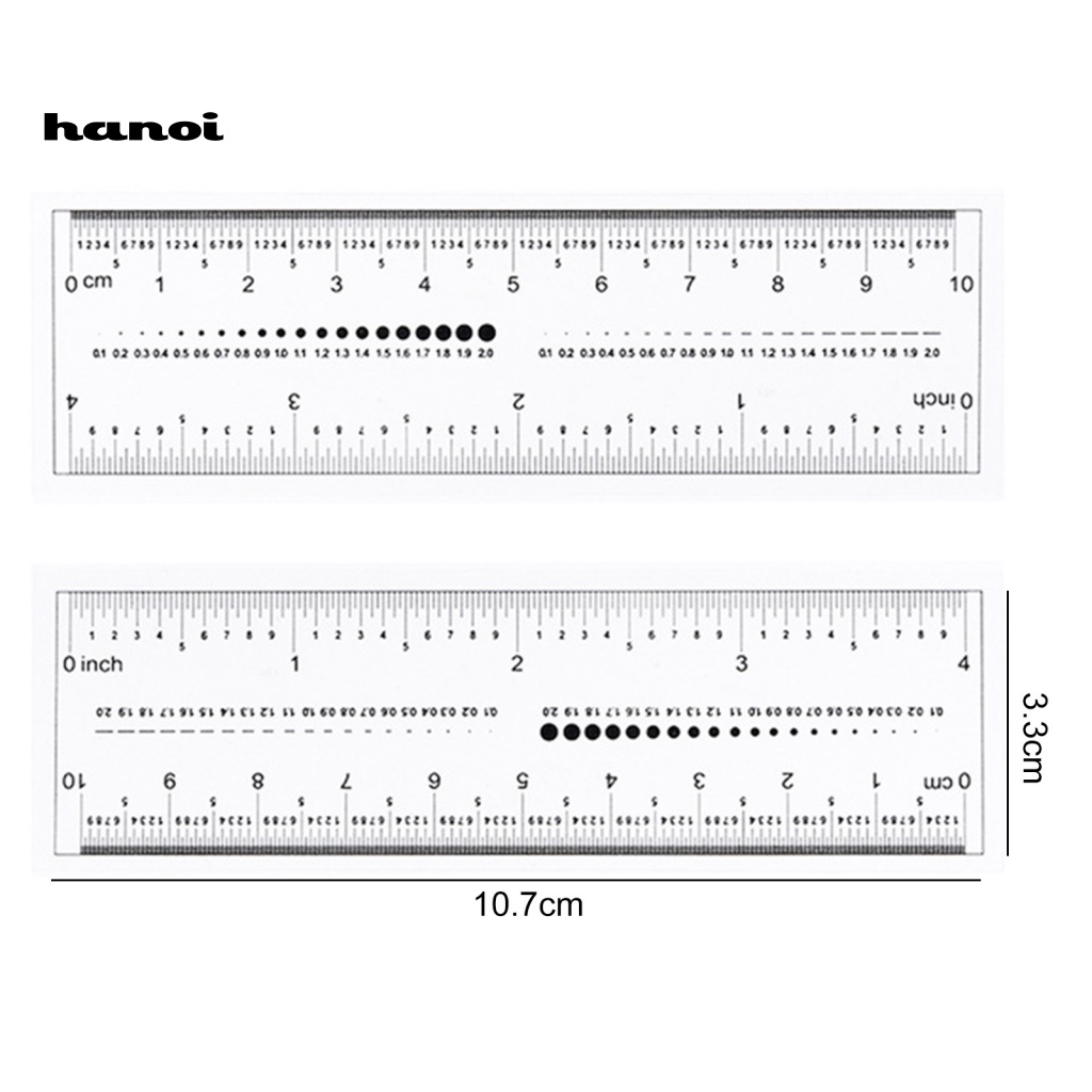 Set 10 Thước Đo Lường Sử Dụng Trong Làm Móng Nghệ Thuật