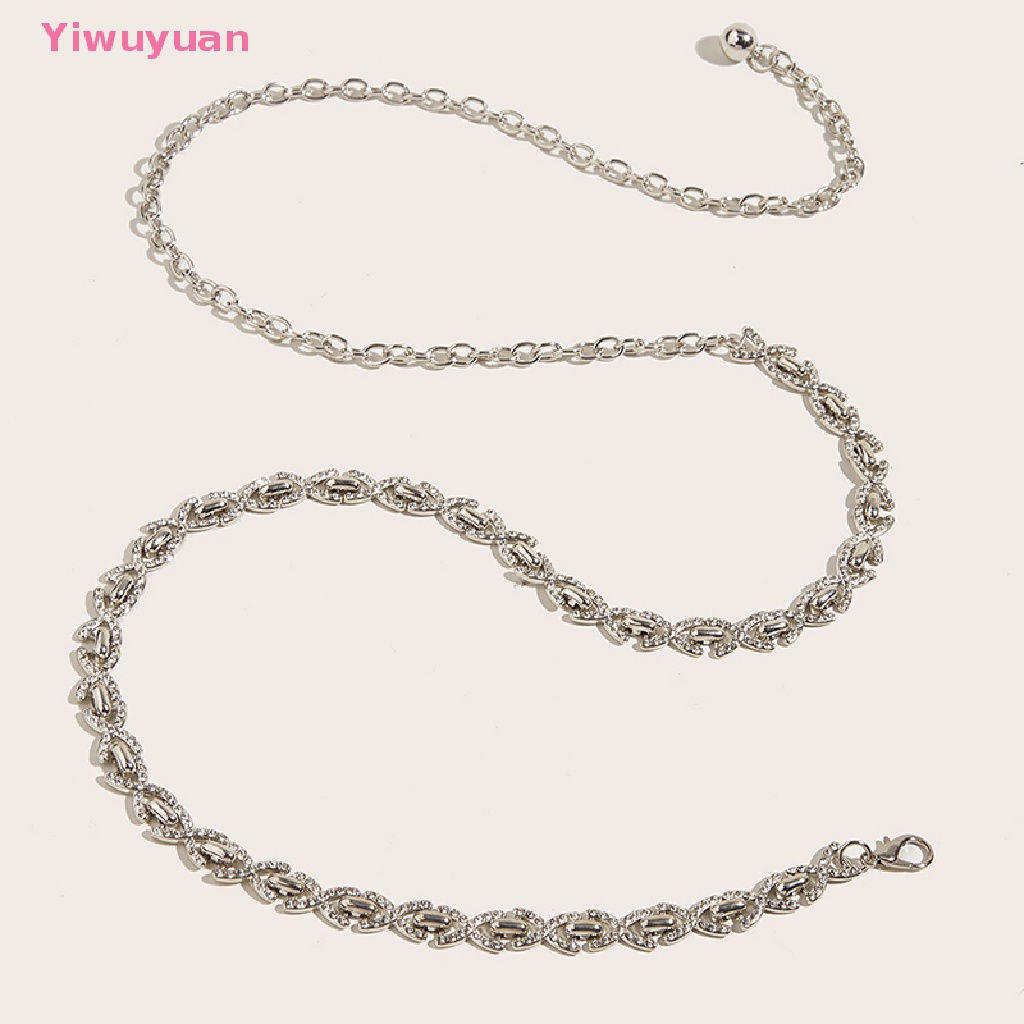 Thắt Lưng Dây Xích Kim Loại Thời Trang Mới Cho Nữ