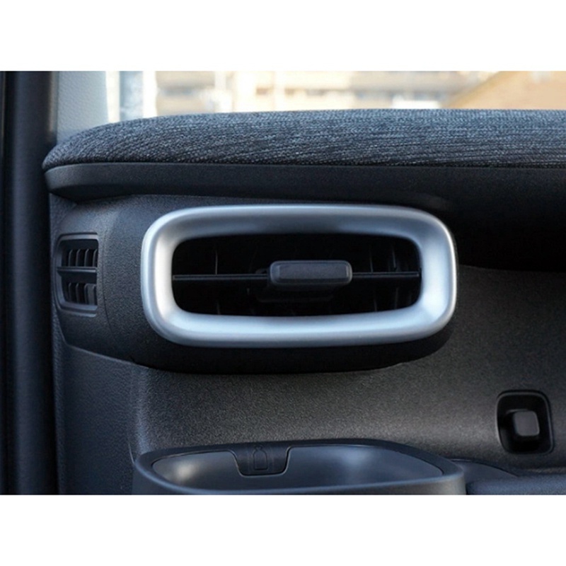 Khung Trang Trí Máy Điều Hòa Màu Đen Bóng Cho Toyota Sienta 2023 +