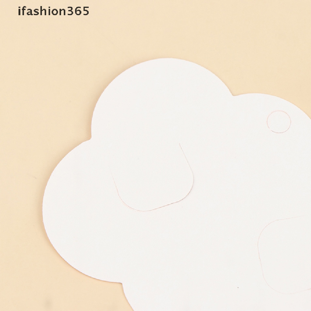 Set 50 Kẹp Tóc Giấy Trưng Bày Hình Đám Mây Thời Trang ifashion365