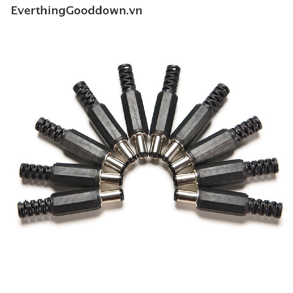 Set 10 Phích Cắm DC 2.1mm / 5.5mm Chuyên Dụng Dành Cho CCTV