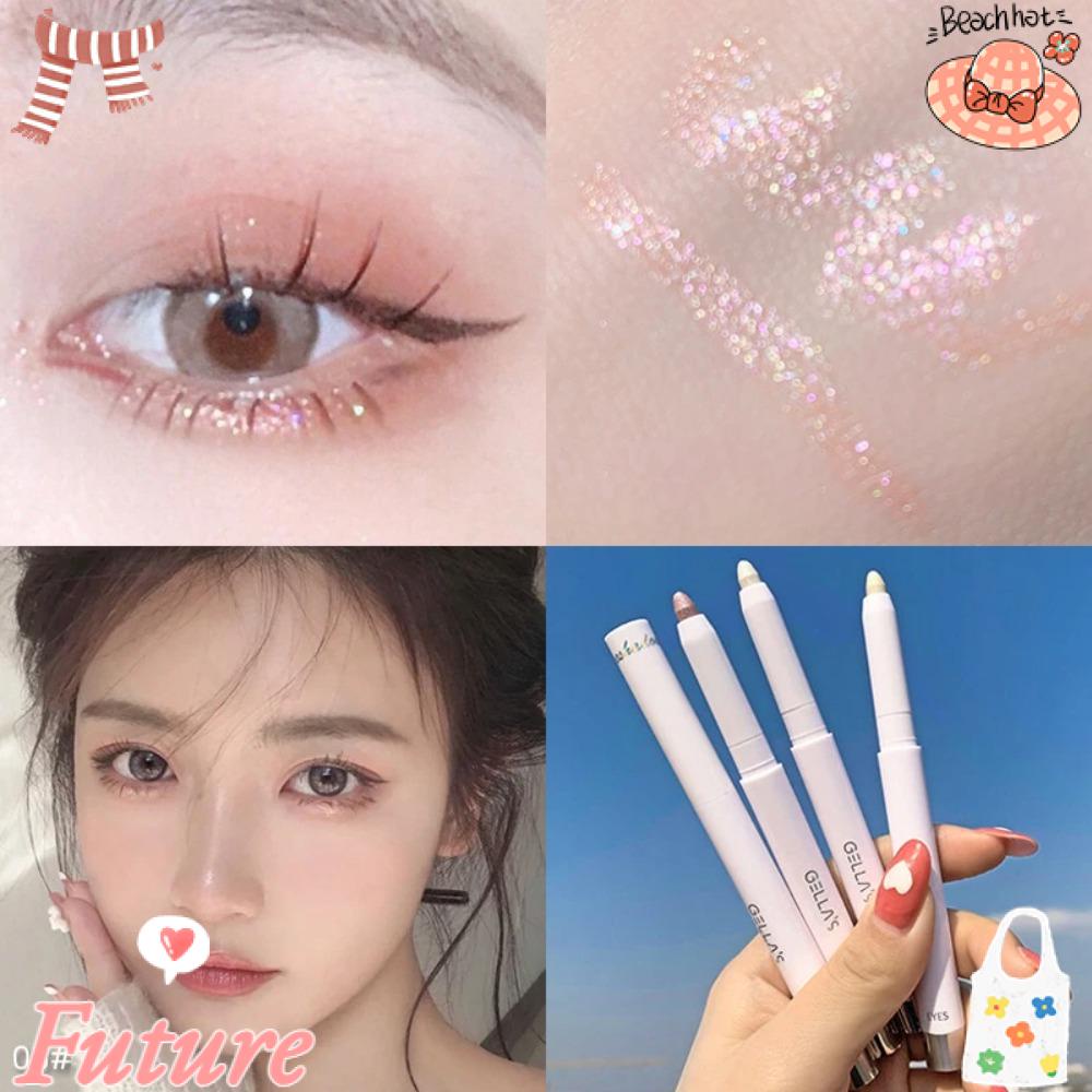 Bút Kẻ Mắt Trang Điểm Mặt Màu Hồng Lấp Lánh Lâu Trôi