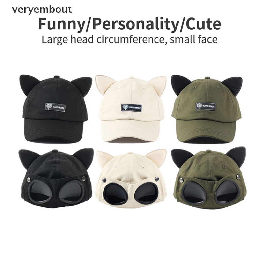 Mũ Lưỡi Trai Unisex Thêu Chữ Aviator Đeo Kính Mát Thời Trang Mùa Hè Mới