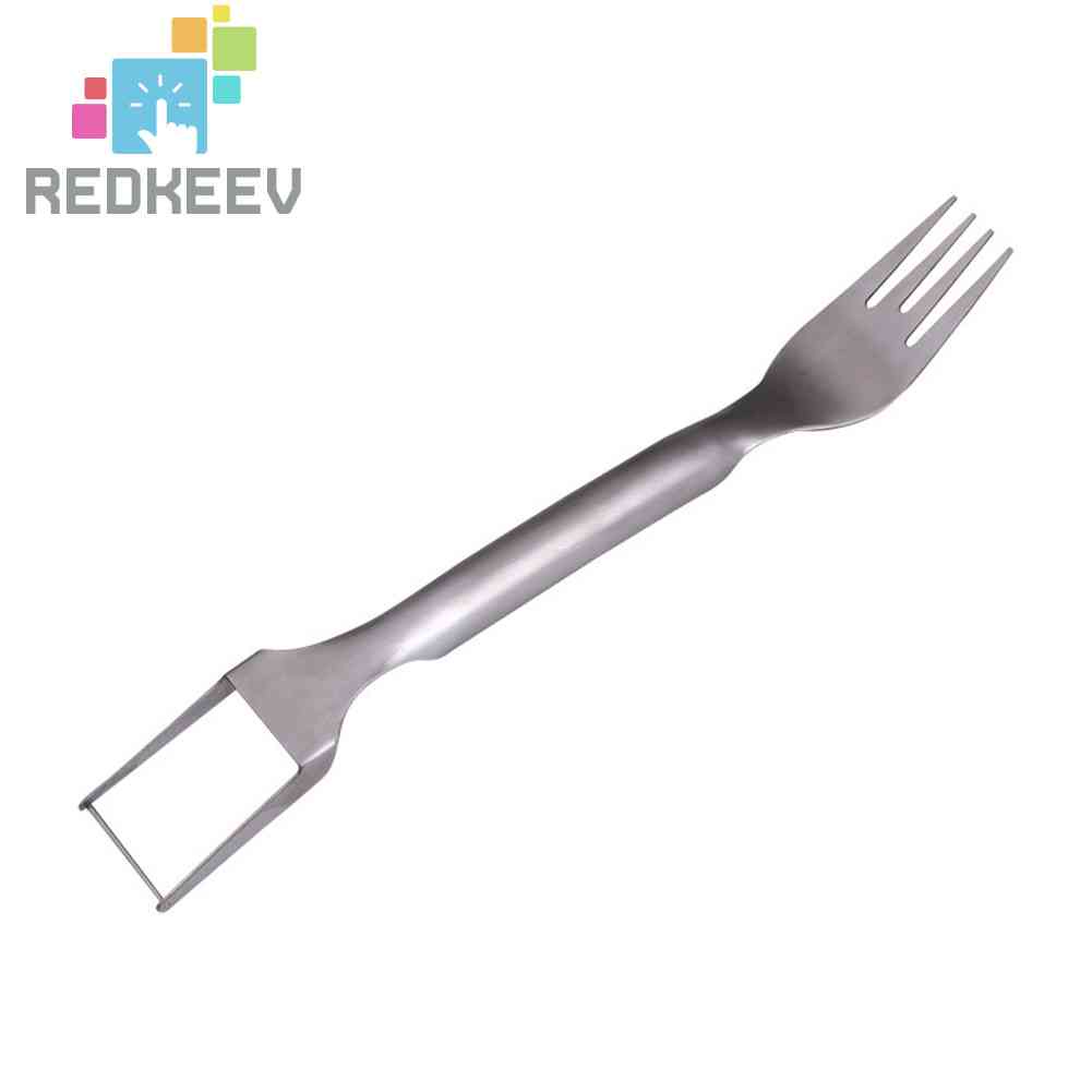 Nĩa Cắt Trái Cây Đa Năng Bằng Thép Không Gỉ