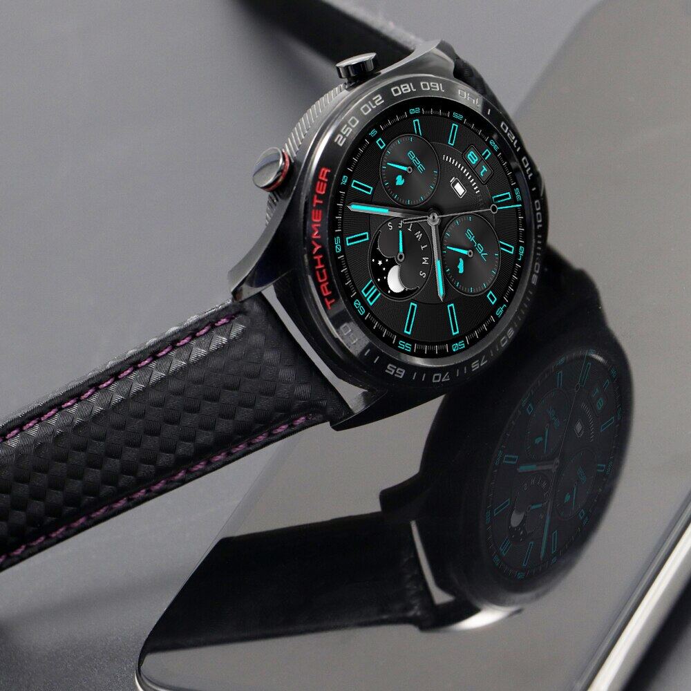 Dây Đeo Bằng Sợi Carbon Cho Đồng Hồ Galaxy Watch 3 45mm Gear S3 20mm 22mm Huawei GT3 Pro