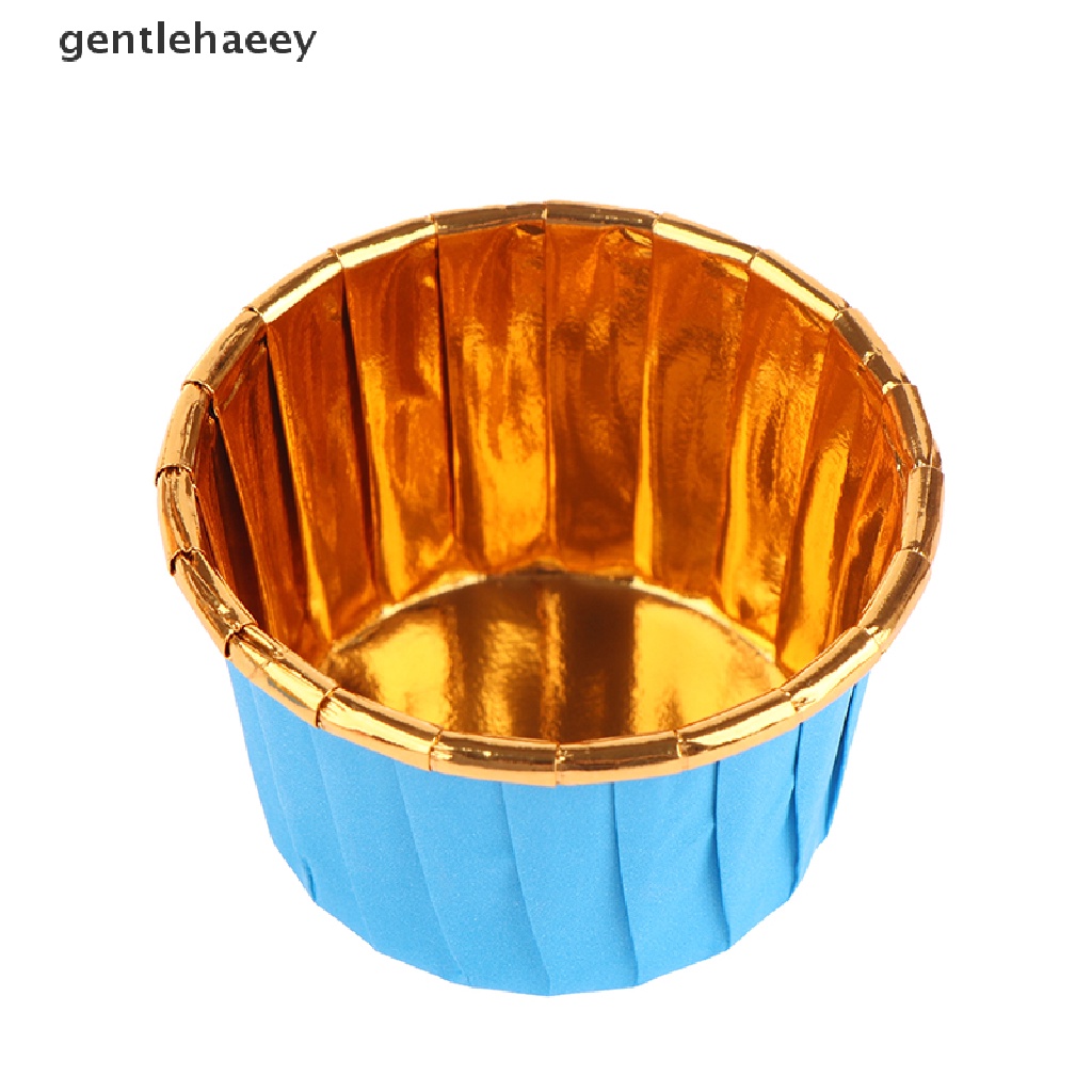 Set 10 Cốc Lá Nhôm Làm Bánh Cupcake Muffin